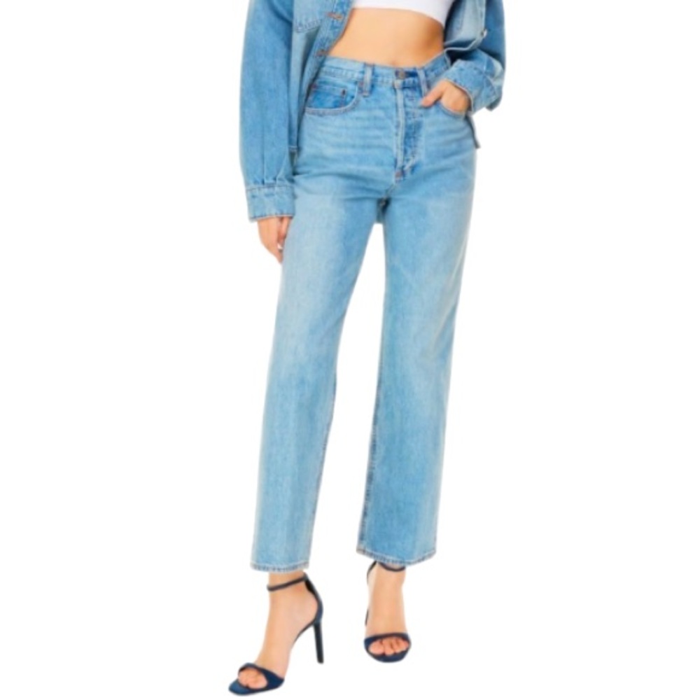 Denim Forum 💯 %Organic Cotton Joni High Rise Loose Jean Size 29